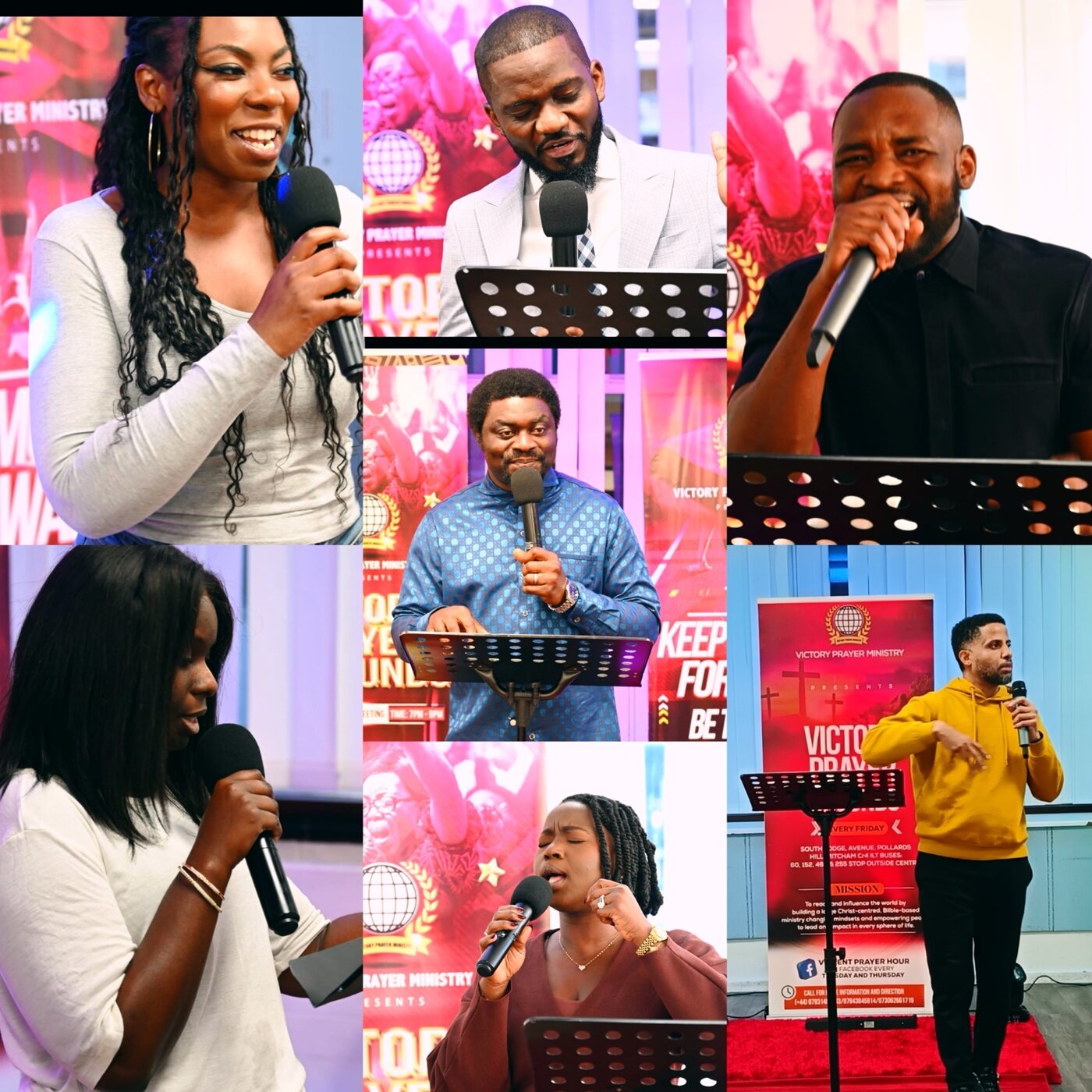 Worship and teaching moments at Victory Prayer Ministry